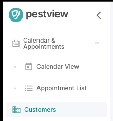 Customer Dashboard location